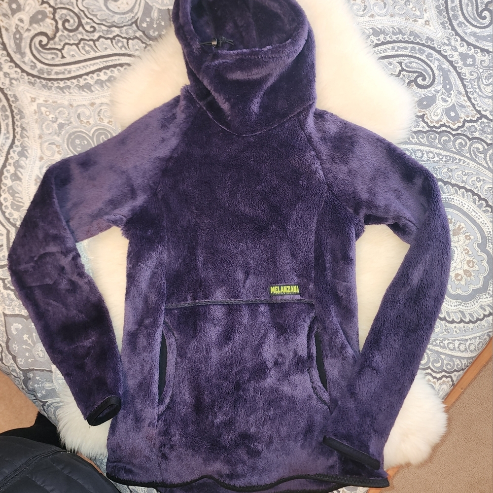 Melanzana High-Loft Hoodie - Midnight / Women's Small NWT